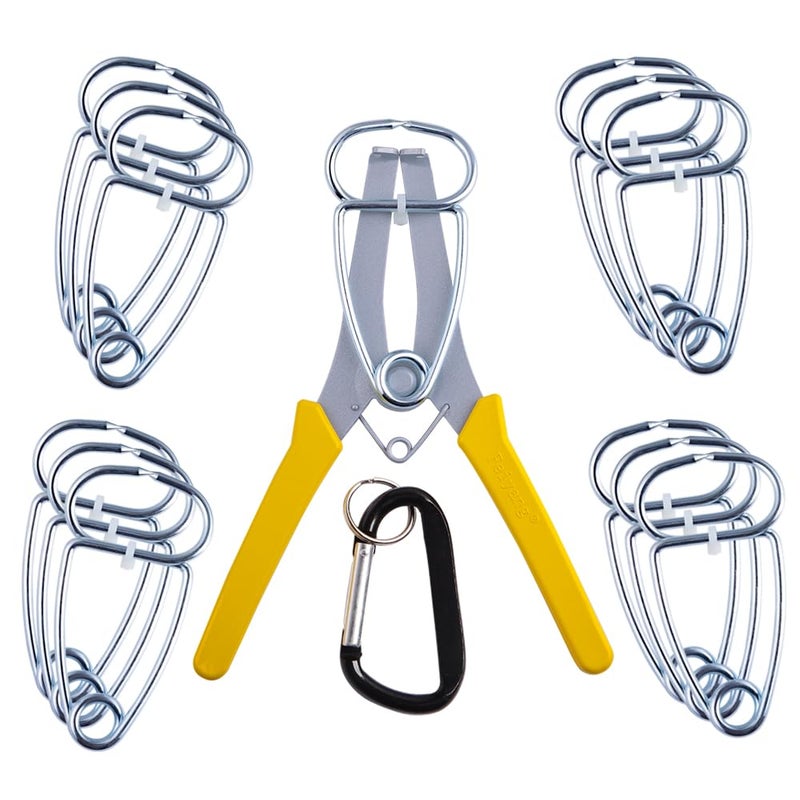 Feiyang 13 Miter Spring Clamps with Pliers for Woodworking,Wood Trim,Picture Frames and Moldings - Image 1